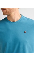 Ανδρικό T-Shirt Petrol M-Ros-TSR002 5204 Μπλε