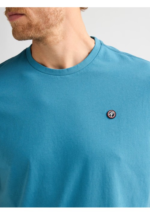 Ανδρικό T-Shirt Petrol M-Ros-TSR002 5204 Μπλε