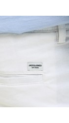 Ανδρικό Λινό Παντελόνι Jack & Jones JPSTKane Hybrid Bondi Jogger SN 12274977 White