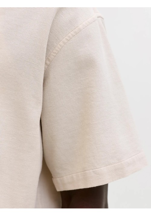 Ανδρικό Πουκάμισο Jack & Jones JJGlobal Waffle Resort Shirt SS 12295551 Moonbeam