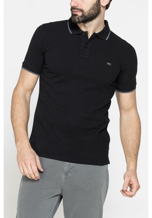 Ανδρική Μπλούζα Polo Carrera jeans 819A0075A-899 Black