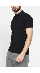 Ανδρική Μπλούζα Polo Carrera jeans 819A0075A-899 Black