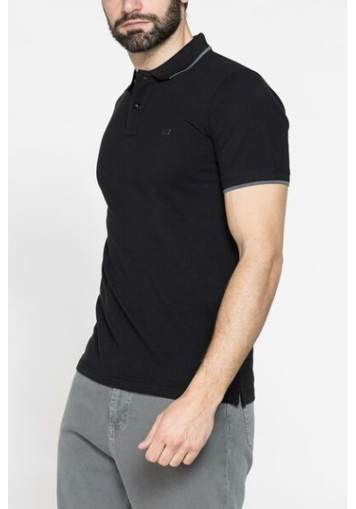Ανδρική Μπλούζα Polo Carrera jeans 819A0075A-899 Black