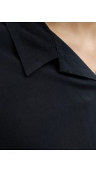 Ανδρικό Πουκάμισο Jack & Jones JJEJeff Solid Resort Shirt S/S SN 12268443 Black