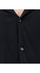 Ανδρικό Πουκάμισο Jack & Jones JJEJeff Solid Resort Shirt S/S SN 12268443 Black