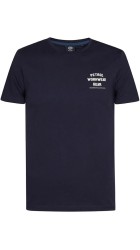 Ανδρικό T-Shirt Petrol M-3050-TSR141-5092 Μπλε