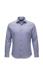 Ανδρικό Πουκάμισο Ελαστικό Slim Fit Boston 9001-444 Γκρι