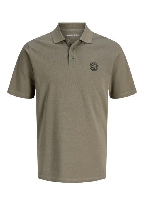 Ανδρική Μπλούζα Polo Jack & Jones JJalliance Polo SS LN 12288108  Vetiver