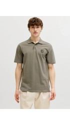 Ανδρική Μπλούζα Polo Jack & Jones JJalliance Polo SS LN 12288108  Vetiver