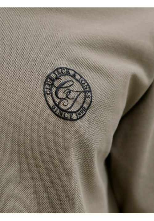 Ανδρική Μπλούζα Polo Jack & Jones JJalliance Polo SS LN 12288108  Vetiver