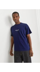 Ανδρικό T-Shirt Jack & Jones Jorvesterbro Tee SS Crew Neck Noos 12240121 Ocean Cavern