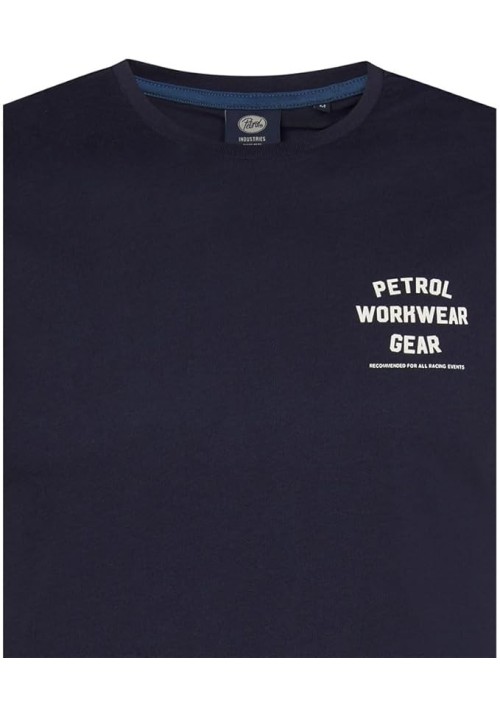 Ανδρικό T-Shirt Petrol M-3050-TSR141-5092 Μπλε