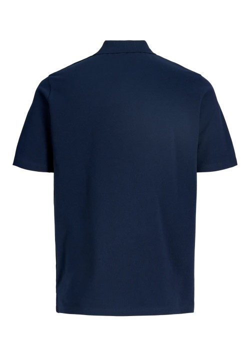 Ανδρική Μπλούζα Polo Jack & Jones JJalliance Polo SS LN 12288108 Navy Blazer