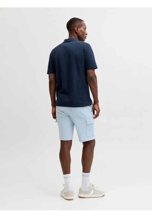 Ανδρική Μπλούζα Polo Jack & Jones JJalliance Polo SS LN 12288108 Navy Blazer