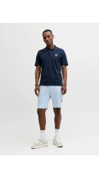 Ανδρική Μπλούζα Polo Jack & Jones JJalliance Polo SS LN 12288108 Navy Blazer