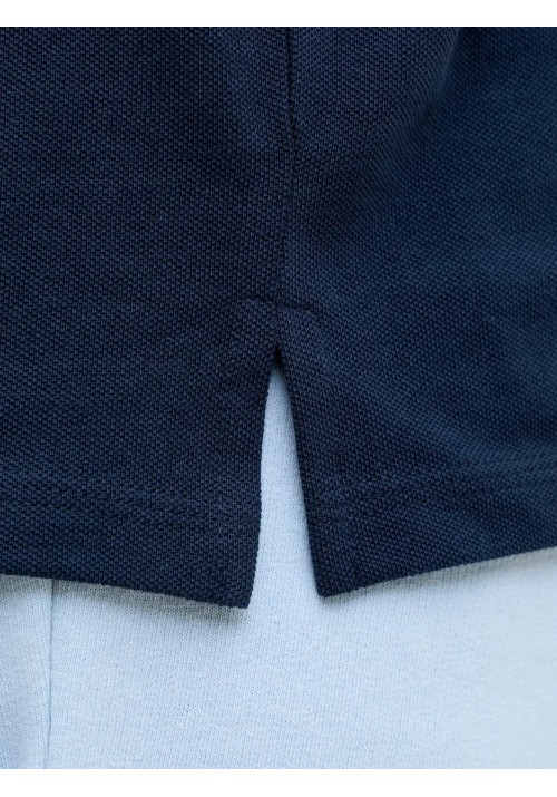 Ανδρική Μπλούζα Polo Jack & Jones JJalliance Polo SS LN 12288108 Navy Blazer