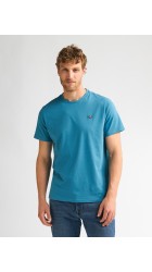 Ανδρικό T-Shirt Petrol M-Ros-TSR002 5204 Μπλε