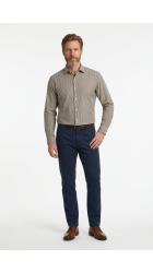 Ανδρικό Πουκάμισο Slim Fit Boston 6309-5 Λευκό