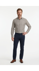 Ανδρικό Πουκάμισο Slim Fit Boston 6309-5 Λευκό