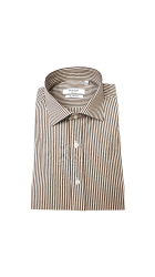 Ανδρικό Πουκάμισο Slim Fit Boston 6309-5 Λευκό