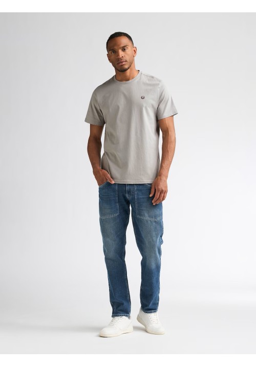 Ανδρικό T-Shirt Petrol M-Ros-TSR002 9115 Γκρί