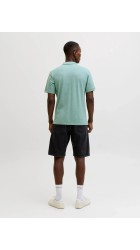 Ανδρική Μπλούζα Polo Jack & Jones JJEBasic Polo SS Noos 12136516 Mineral Blue
