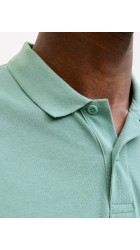 Ανδρική Μπλούζα Polo Jack & Jones JJEBasic Polo SS Noos 12136516 Mineral Blue
