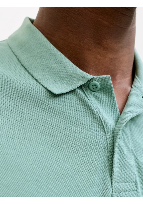 Ανδρική Μπλούζα Polo Jack & Jones JJEBasic Polo SS Noos 12136516 Mineral Blue