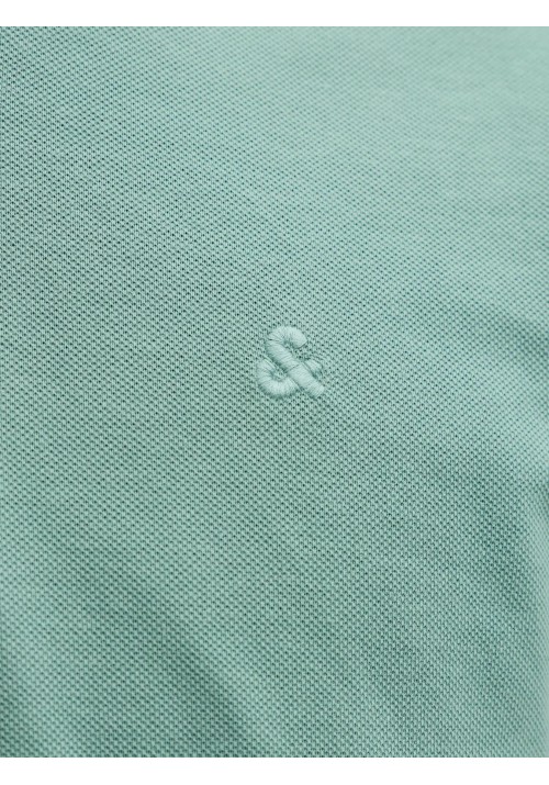 Ανδρική Μπλούζα Polo Jack & Jones JJEBasic Polo SS Noos 12136516 Mineral Blue