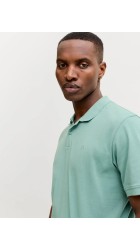Ανδρική Μπλούζα Polo Jack & Jones JJEBasic Polo SS Noos 12136516 Mineral Blue