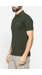 Ανδρική Μπλούζα Polo Carrera jeans 819A0075A-798 Rosin Green