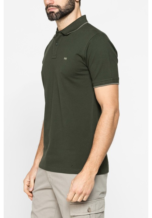Ανδρική Μπλούζα Polo Carrera jeans 819A0075A-798 Rosin Green