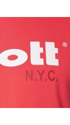 Ανδρικά T-Shirt Schott N.Y.K. TSPKLogo TSS2606 Sky-Corail