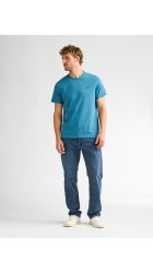Ανδρικό T-Shirt Petrol M-Ros-TSR002 5204 Μπλε