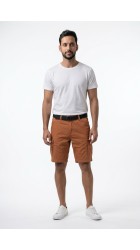 Ανδρική Βερμούδα Cargo Petrol M-1060-SHO500-2122 Πορτοκαλί