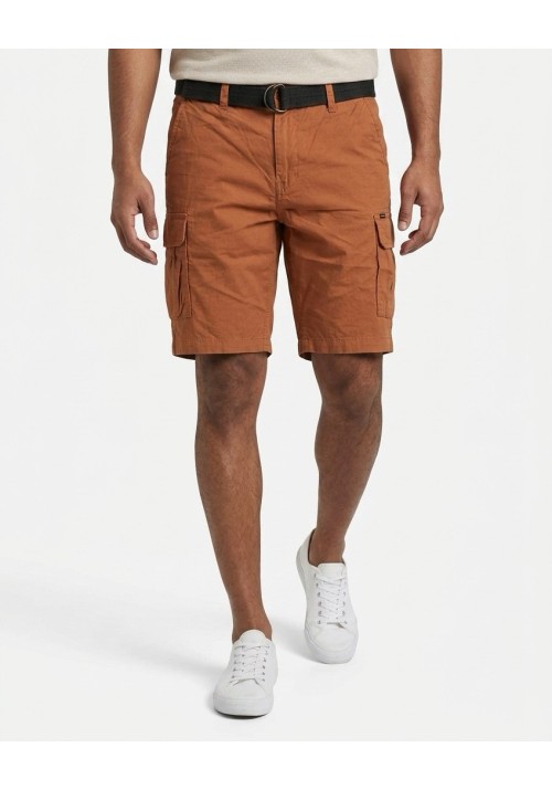 Ανδρική Βερμούδα Cargo Petrol M-1060-SHO500-2122 Πορτοκαλί
