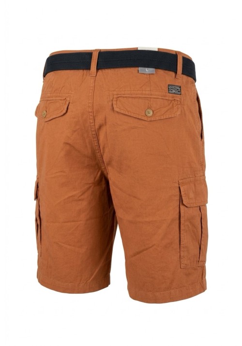 Ανδρική Βερμούδα Cargo Petrol M-1060-SHO500-2122 Πορτοκαλί