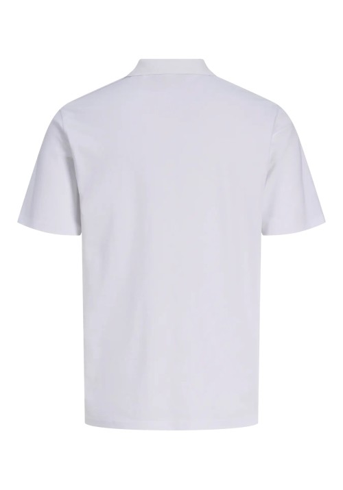 Ανδρική Μπλούζα Polo Jack & Jones JJalliance Polo SS LN 12288108 Bright White