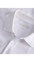 Ανδρική Μπλούζα Polo Jack & Jones JJalliance Polo SS LN 12288108 Bright White