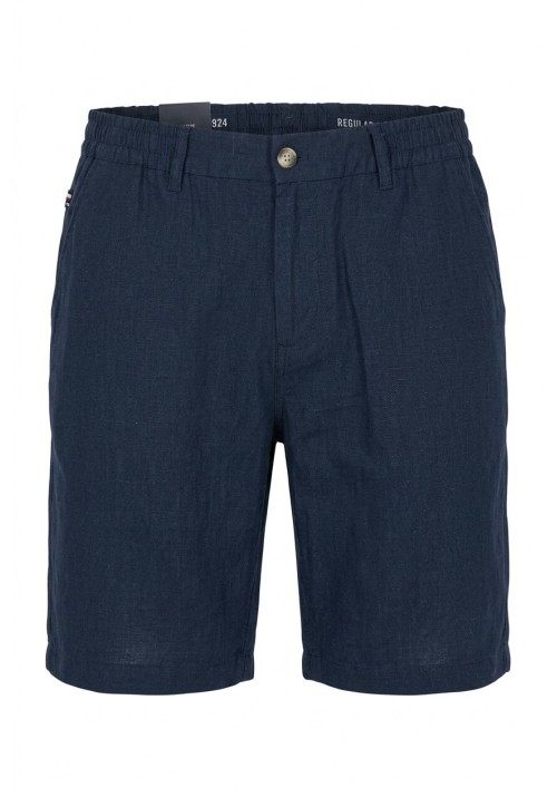Ανδρική Βερμούδα Λινή FQChiko Linen Chinno Shorts 21900770-194011 Μπλε