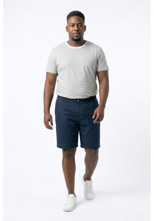 Ανδρική Βερμούδα Λινή FQChiko Linen Chinno Shorts 21900770-194011 Μπλε