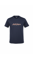 Ανδρικό T-Shirt Jack & Jones Jormontauk Type Front Tee CN 12290887  Sky Captain