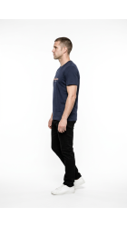 Ανδρικό T-Shirt Jack & Jones Jormontauk Type Front Tee CN 12290887  Sky Captain