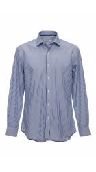 Ανδρικό Πουκάμισο Slim Fit Boston 6309-4 Λευκό