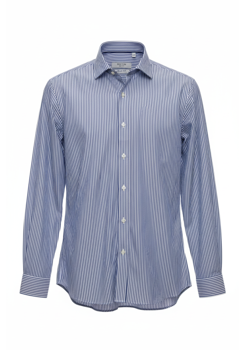 Ανδρικό Πουκάμισο Slim Fit Boston 6309-4 Λευκό