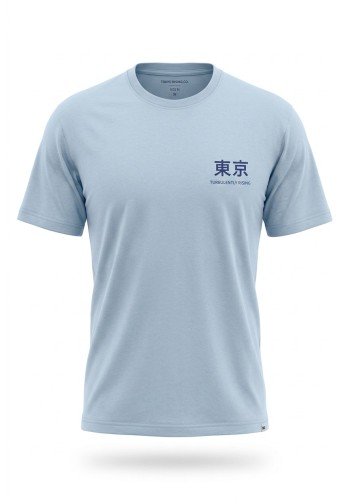 Ανδρικό T-Shirt Jack & Jones Jorwiss Tee SS Crew Neck tg 12303541 Cashmere Blue