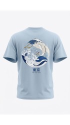 Ανδρικό T-Shirt Jack & Jones Jorwiss tee ss crew neck tg 12303541 cashmere blue