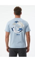 Ανδρικό T-Shirt Jack & Jones Jorwiss tee ss crew neck tg 12303541 cashmere blue