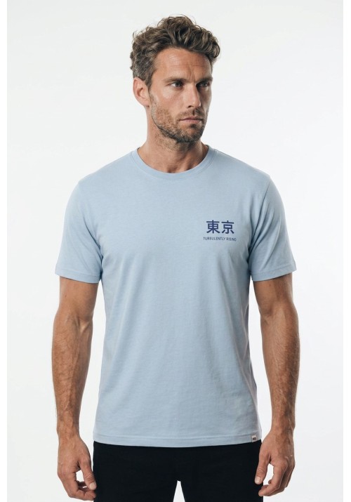 Ανδρικό T-Shirt Jack & Jones Jorwiss tee ss crew neck tg 12303541 cashmere blue