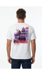 Ανδρικό T-Shirt Jack & Jones Jorwiss tee ss crew neck tg 12303541 Λευκό